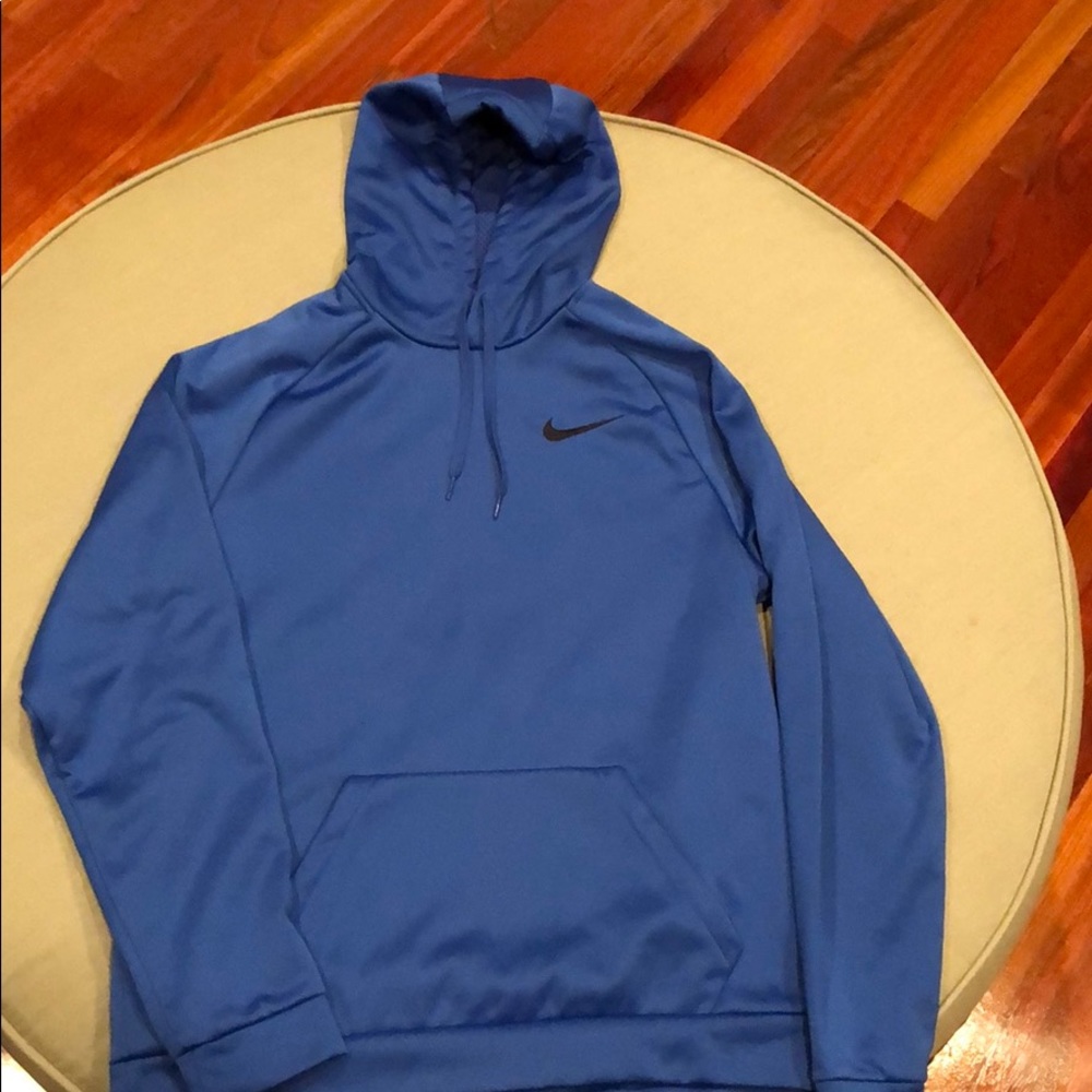 Royal blue Nike Dri-fit hoodie